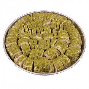 Dilimlenmiş Fıstıklı Çikolatalı Helva 