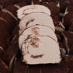 Dilimlenmiş Çikolatalı Kahveli Rulo Helva